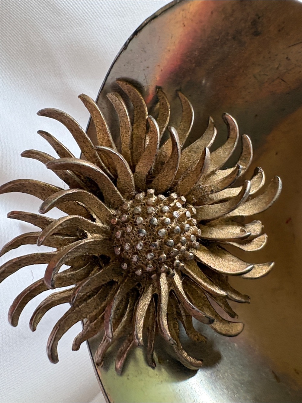 Gold Floral Vintage Brooche